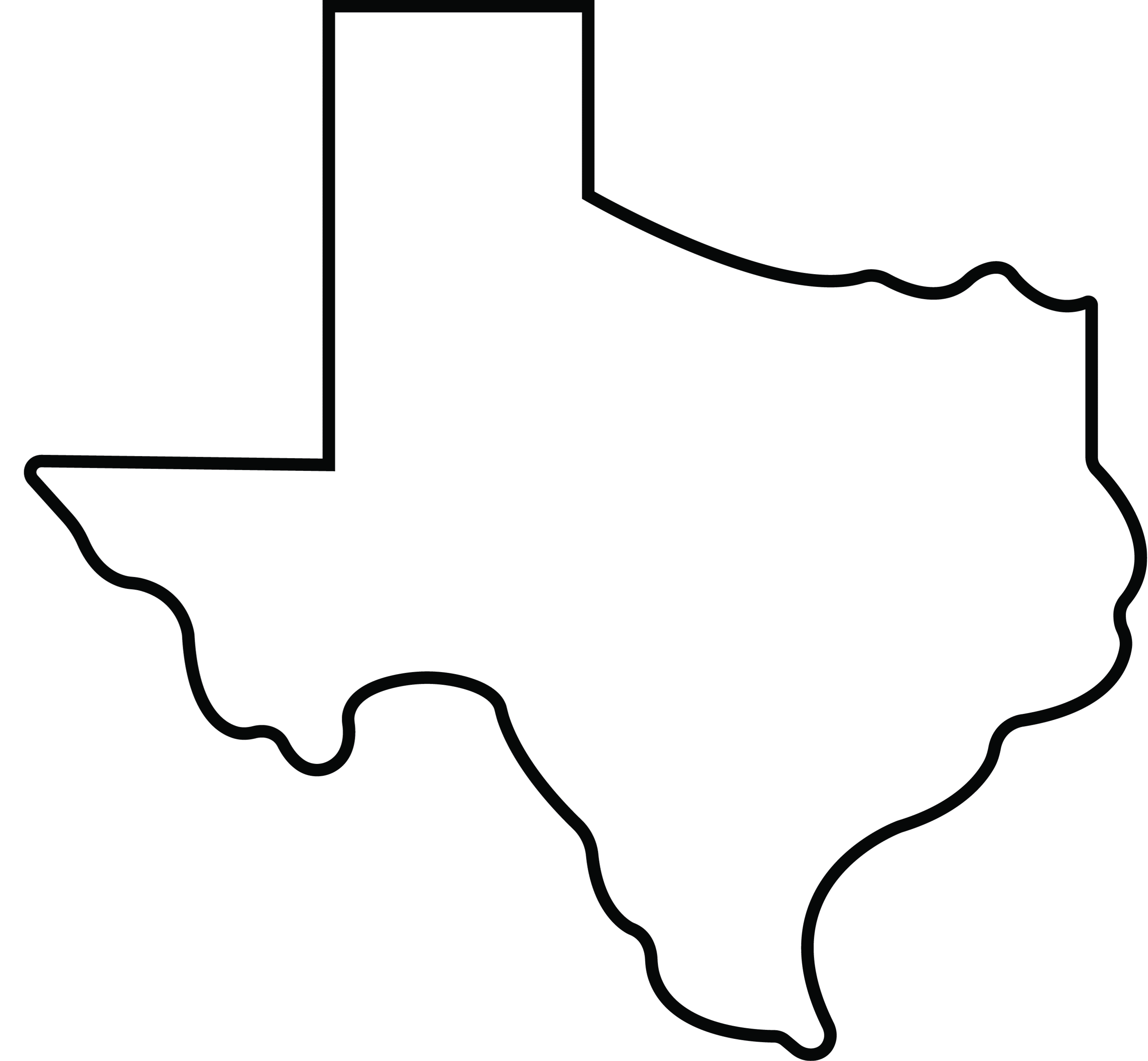 Texas Business Brokers Logo Icon. Showing our service area encompasses all of Texas, with a particular focus on the major cities of Austin, Dallas, Houston, and San Antonio.